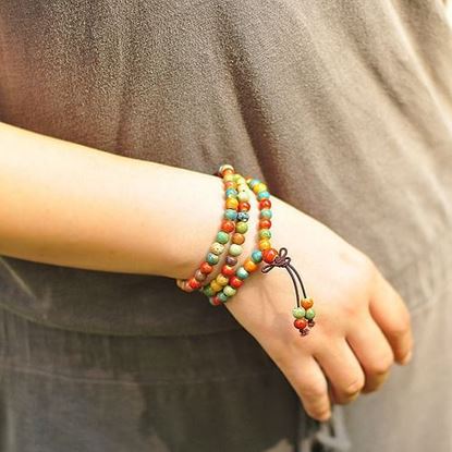 图片 108pcs Buddhist Beaded Bracelet