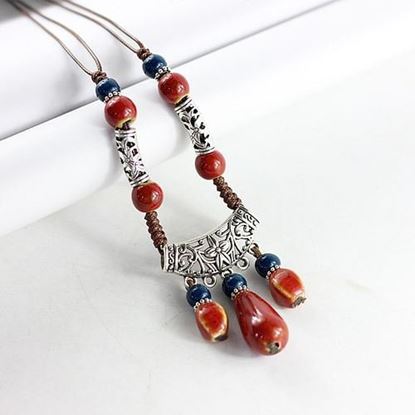 Picture of Handmade Ceramic Long Necklace