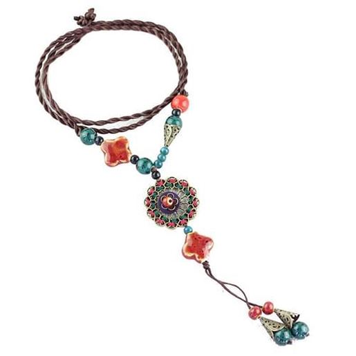 Picture of Ethnic Ceramic Necklace