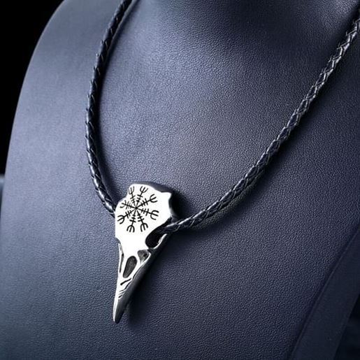 Picture of Unisex Viking Amulet Leather Necklace