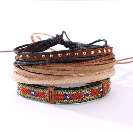 Picture of Casual Multi Leather Bracelets