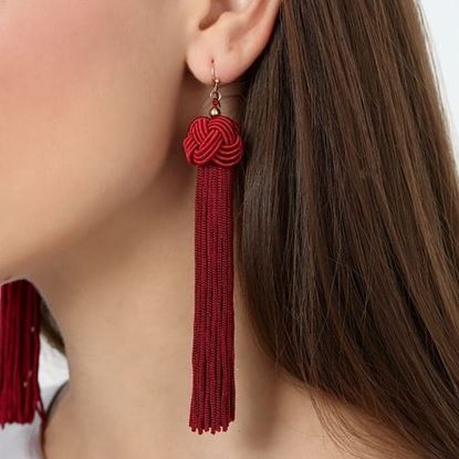 Picture of Tassels Statement Earrings