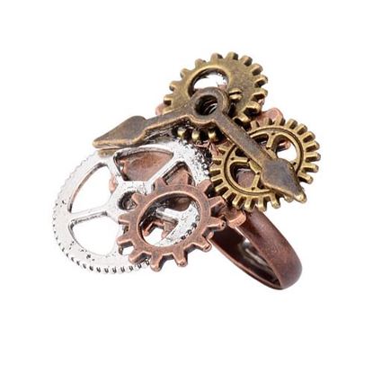 Picture of Steampunk Gear Adjustable Ring