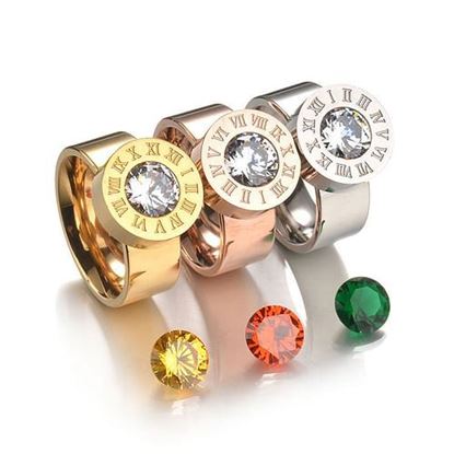 Picture of 4 Color Gemstones Rings