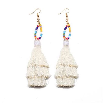 Picture of Bohemian Multilayer Tassels Earrings