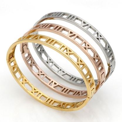 Picture of Fashion Hollow Roman Number Bracelets