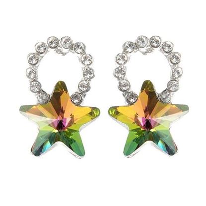 Picture of Cute Crystal Stars Stud Earrings