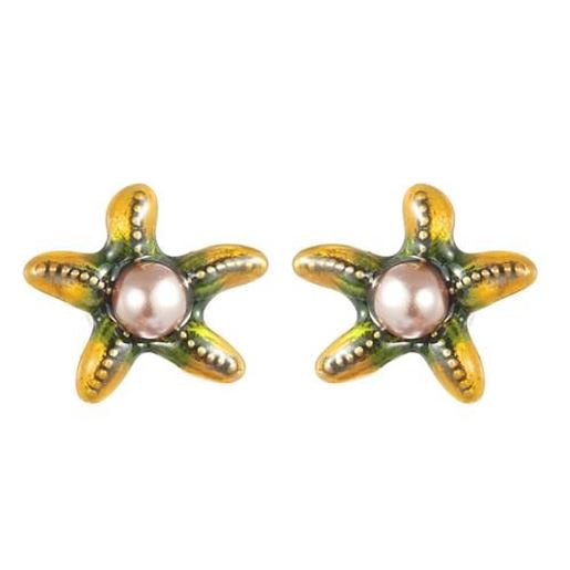 Picture of Cute Starfish Pearl Earrings