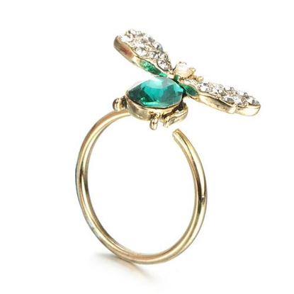 Picture of Cute Gemstone Bee Ring