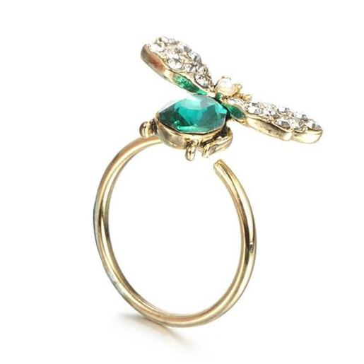 Picture of Cute Gemstone Bee Ring