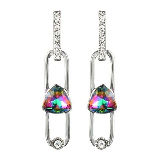 Picture of Classic Geometric Crystal Earrings