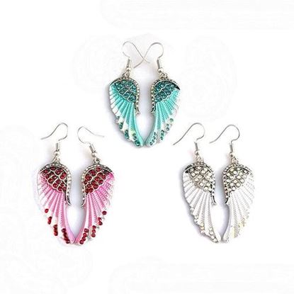 Picture of Rhinestone Angel Wings Earrings