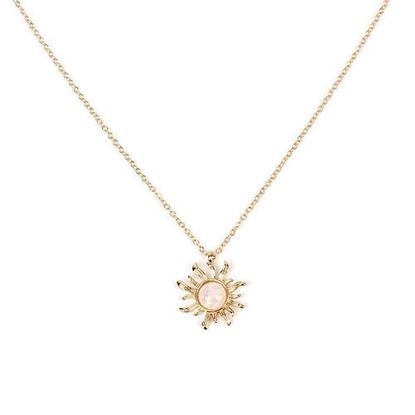 Picture of Fashion Sun Opal Pendant Necklaces