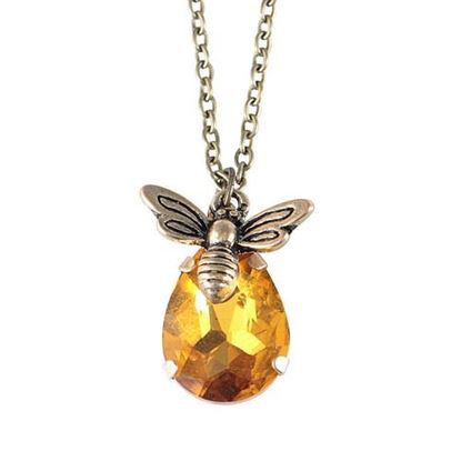 Picture of Vintage Honeybee Crystal Necklaces