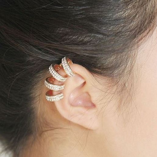 Picture of Dazzling Diamond Clip Earrings