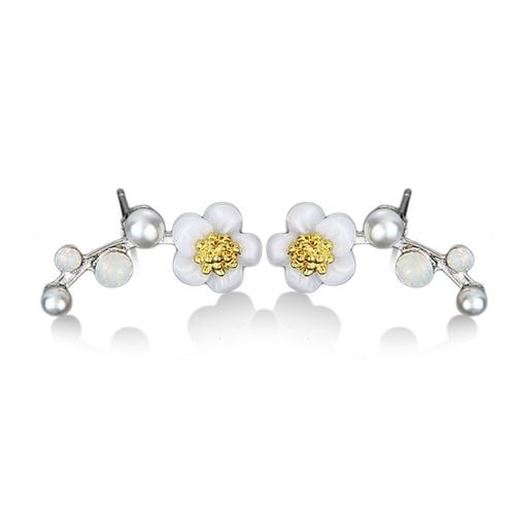 Picture of Cute Shell Flower Rhinestones Earrings