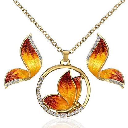 Picture of Luxury Butterfly Wings Jewelry Set