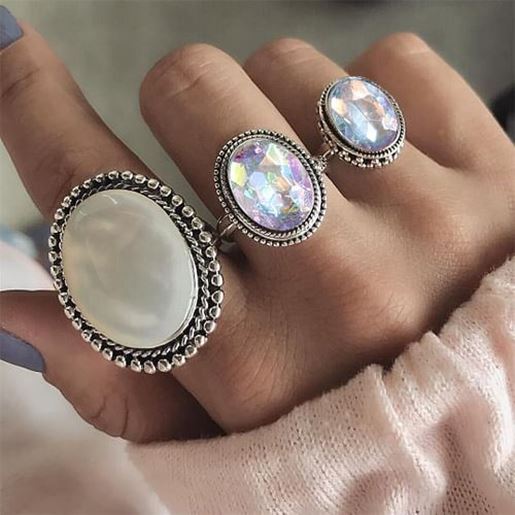 Picture of 3 Pcs/set Boho Ring Set