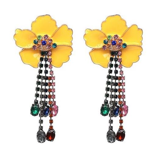 Picture of Ethnic Tassel Piercing Dangle Earrings