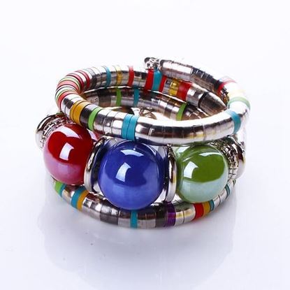 Picture of Big Bead Multilayer Bracelet