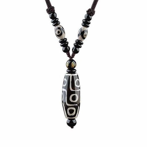 Picture of Religious Nine Eye Agate Necklace