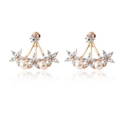 Picture of Sweet Flowers Rhinestones Earrings