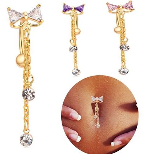 Picture of Elegant Bowknot Belly Ring