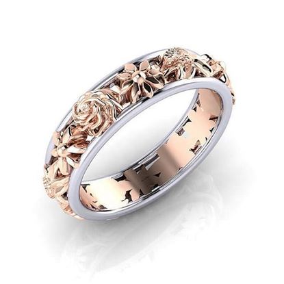 Picture of Rose Gold Flower Ring