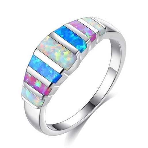 Picture of Colorful Opal Ring