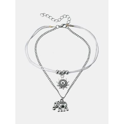 Picture of Elephant Sun Charm Anklets