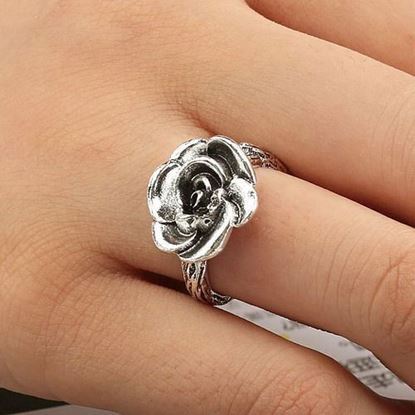 Picture of Bohemian Flower Silver Ring