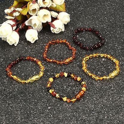 Picture of Retro Handmade Amber Bracelets