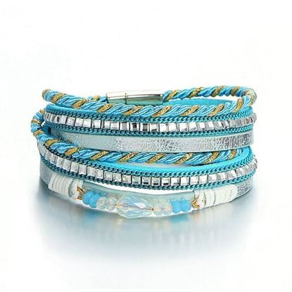 Picture of Bohemian Magnet Multilayer Bracelets