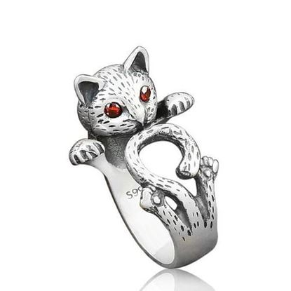 Picture of Vintage Fortune Cat Rings