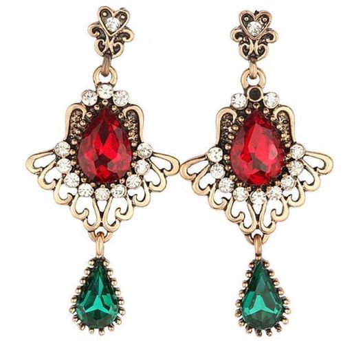 Picture of Ethnic Tassel Drop-shaped Earrings