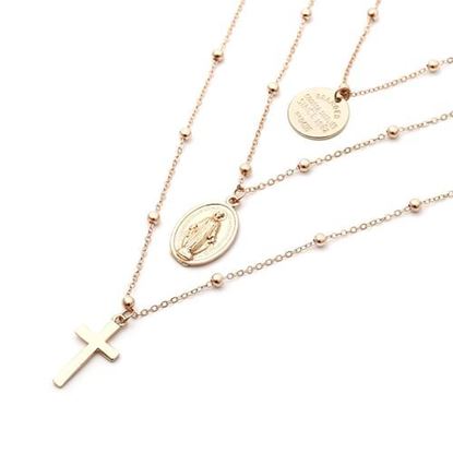 Picture of Vintage Cross Multilayer Necklace