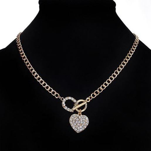 Picture of Elegant Heart Pendant Necklace