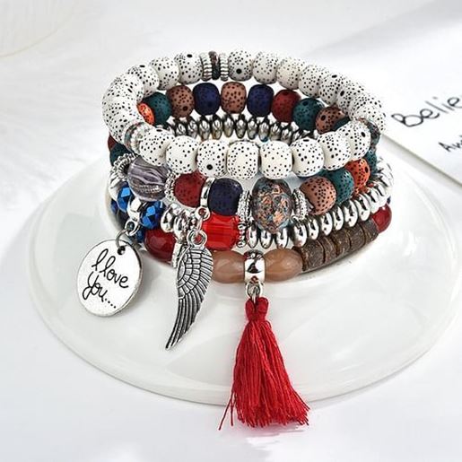 Picture of Vintage Beaded Bracelet Set