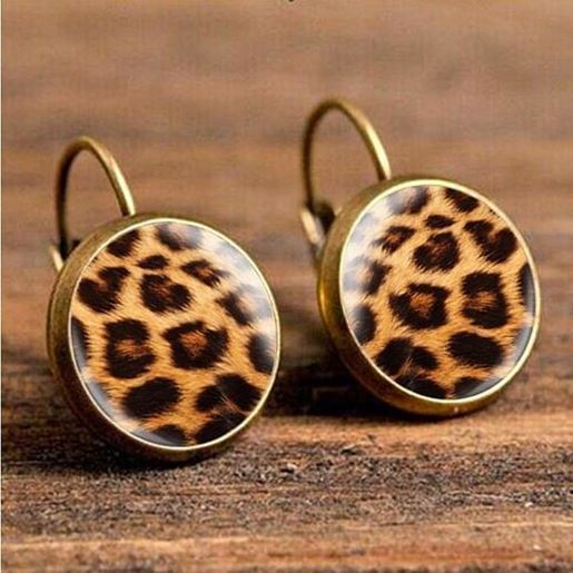 Picture of Retro Leopard Print Earrings