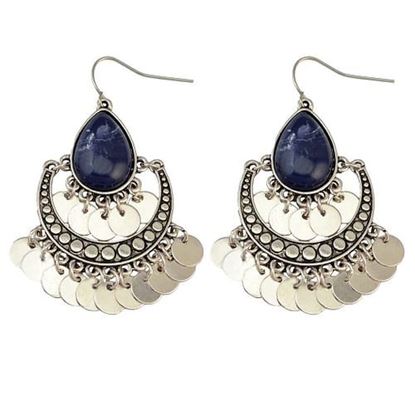 Picture of Bohemian Sliver Drop Earrings