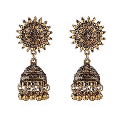 Picture of Sun Tassels Ethnic Earrings