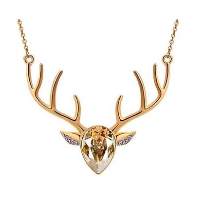 Picture of Elegant Deer Crystal Necklace