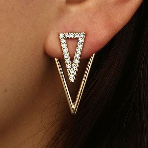 Picture of Vintage Triangle Earrings