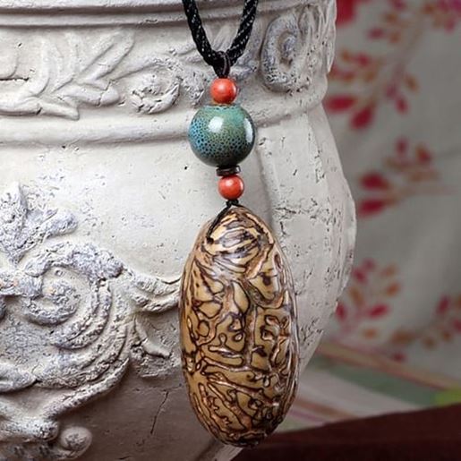 Picture of Ethnic Handmade Bodhi Necklace