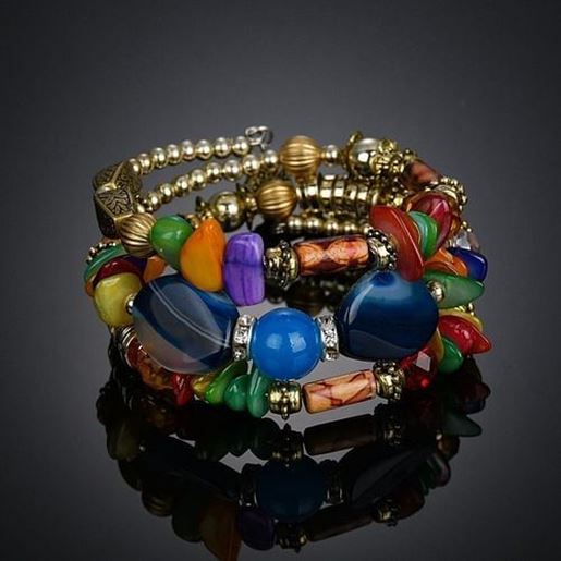 Picture of Retro Multi Layer Beaded Bracelet