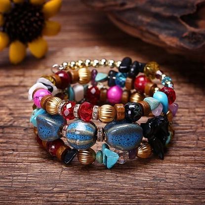 Picture of Bohemian Crushed Stone Bracelet