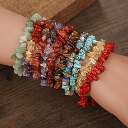 Picture of Bohemian Natural Crystal Gravel Bracelet