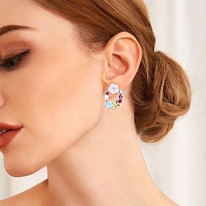 Picture of Sweet Elegant Flower Earrings