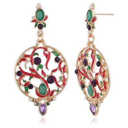 Picture of Bohemian Hallow Rhinestone Earrings