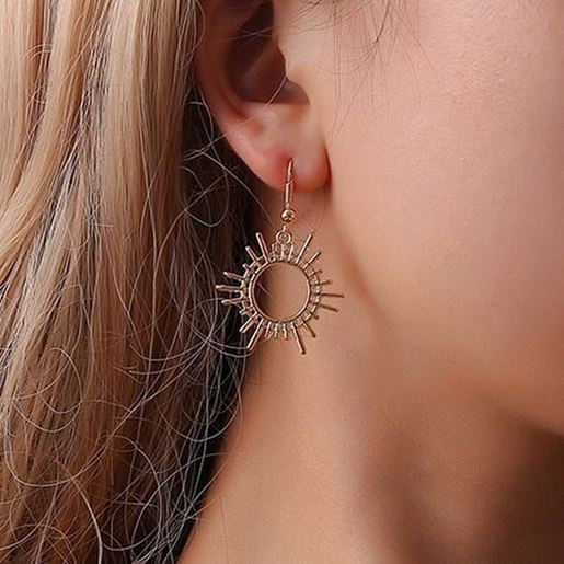 Picture of Trendy Moon Star Earrings